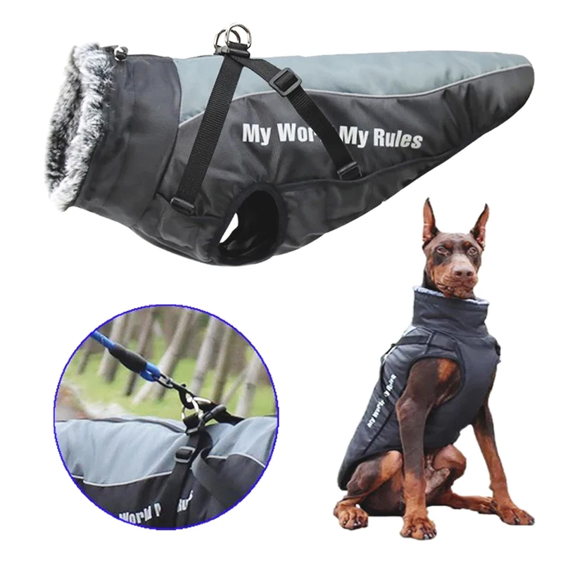 Impermeabili Per Cani Domestici Impermeabile Per Cani E Gatti - Copertura Integrale Con Cappuccio, Regolabile E Ad Alta Visibilità Giacca Pioggia Regolabile - Foto 3