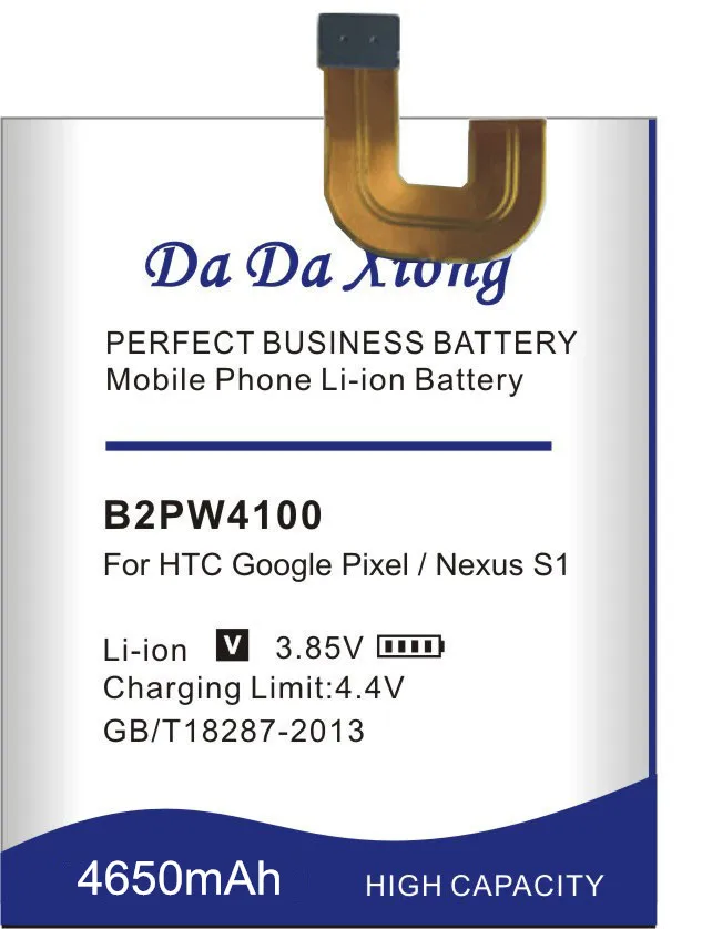 4650mAh B2PW4100 батарея мобильного телефона для htc Google Pixel/Nexus S1 запасная батарея для мобильного телефона