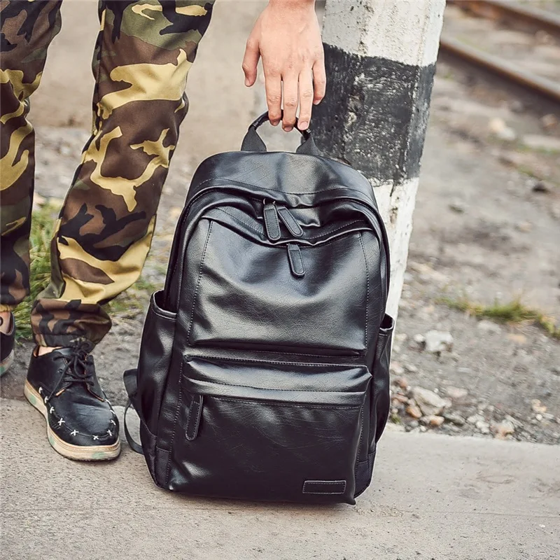 

New Korean Fashion Men's Backpack, Retro Leisure Computer Backpack, Explosive Travel Bag