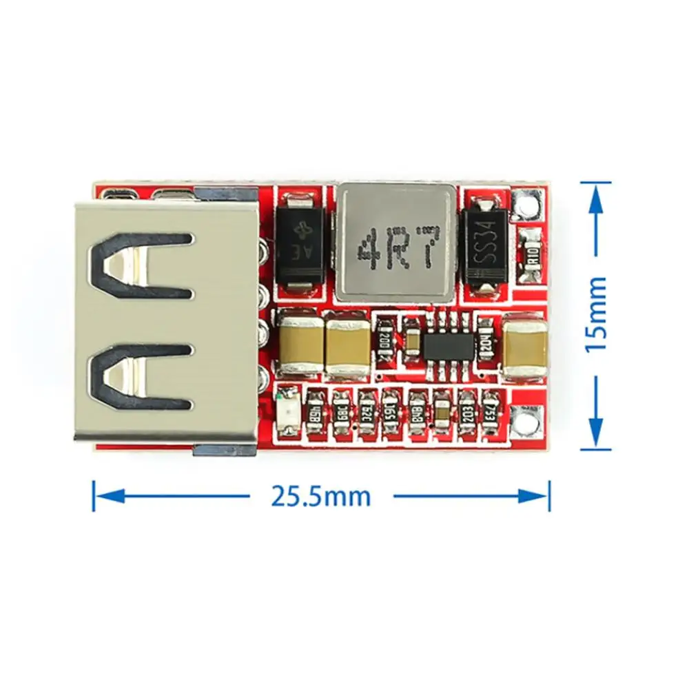 Fine 6 24V 12V/24V to 5V 3A автомобильный понижающий преобразователь постоянного тока