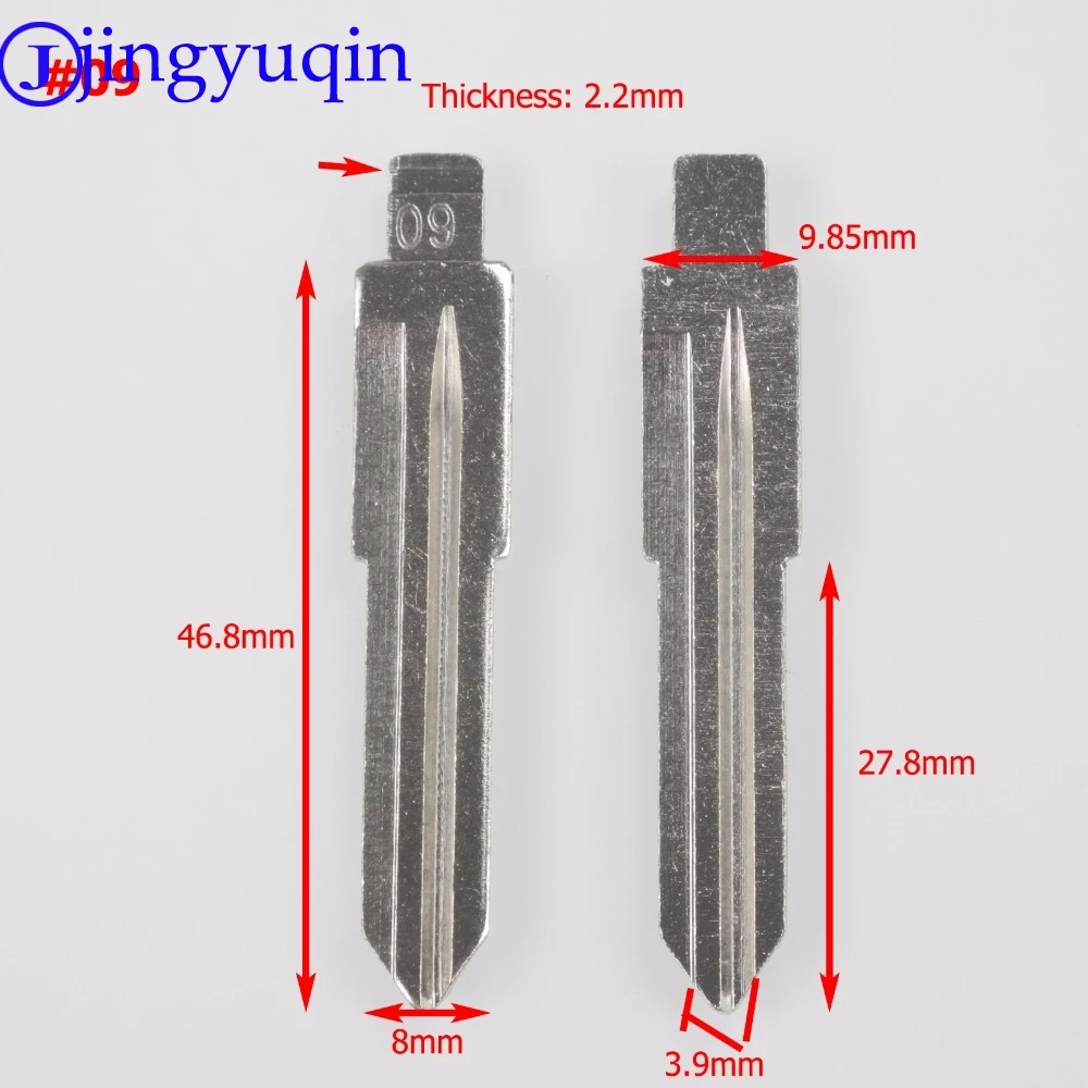 jingyuqin Folding Flip Replacement Key Blade for Mazda 6 M3 M4 M5 M6 Remote Uncut Fob Blank Car-styling | Автомобили и мотоциклы