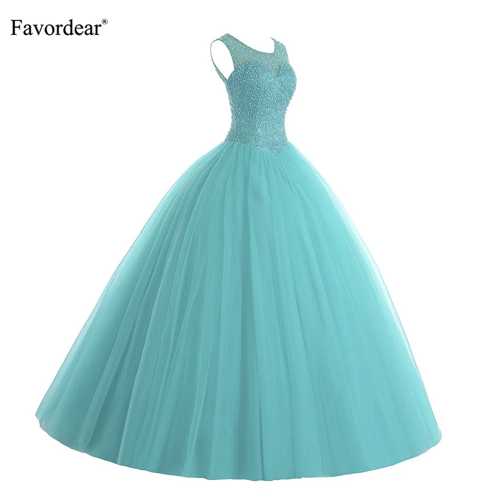 Favordear Vestido De 15 Anos бордовый Бирюзовый Расшитое бисером в честь пятнадцатилетия платья очень красивое бальное платье сладкий 15 открытая спина Румяна платья для выпускного вечера