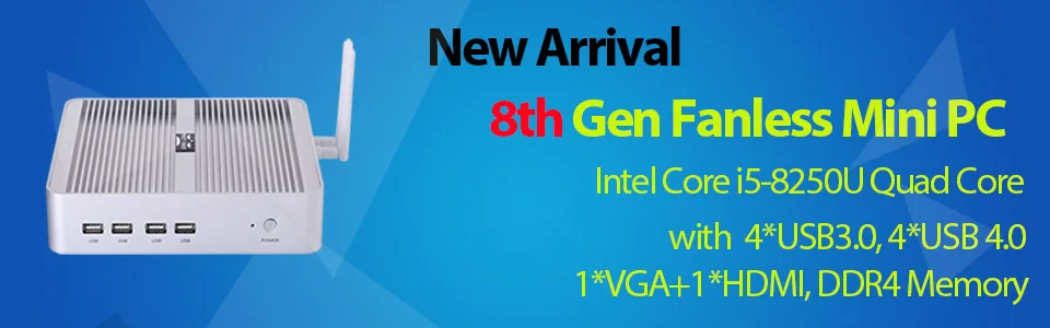 Причастником I3 VGA промышленный Мини ПК без вентилятора Intel i7 4500u процессор Бесплатная доставка Wi Fi компьютер