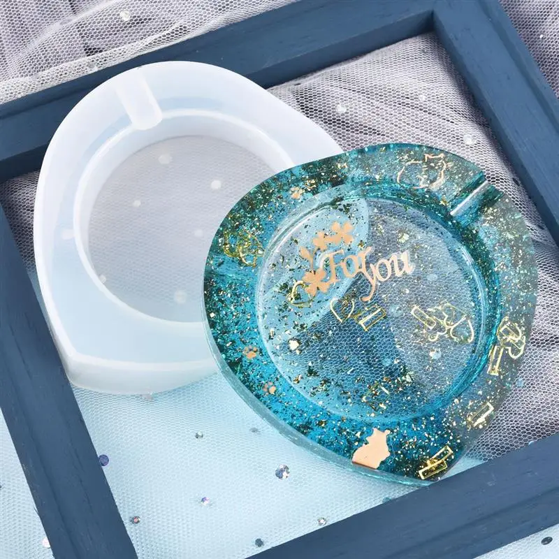 Transparent Mirror Ashtray Silicone Mold DIY Crystal Epoxy UV Resin Hand Making Crafts 6 Ha45c6fd1d87f4dea8a7c39bf9298bd78Q