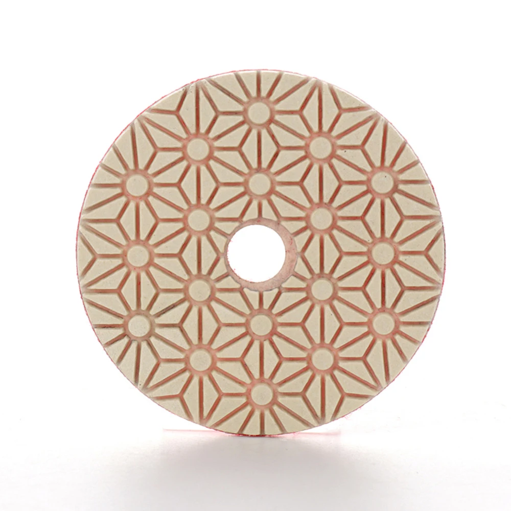 3Pcs 100/200/300 Diamond Wet Polishing Pads Diamond Polishing Discs Granite Marble Concrete Stone Polishing Grinding Discs Tool