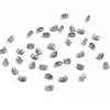 100 pcs/lot acier inoxydable blanc boucle d'oreille Base de goujon blanc K Cabochon camée réglages bijoux à bricoler soi-même accessoires de fabrication ► Photo 2/6