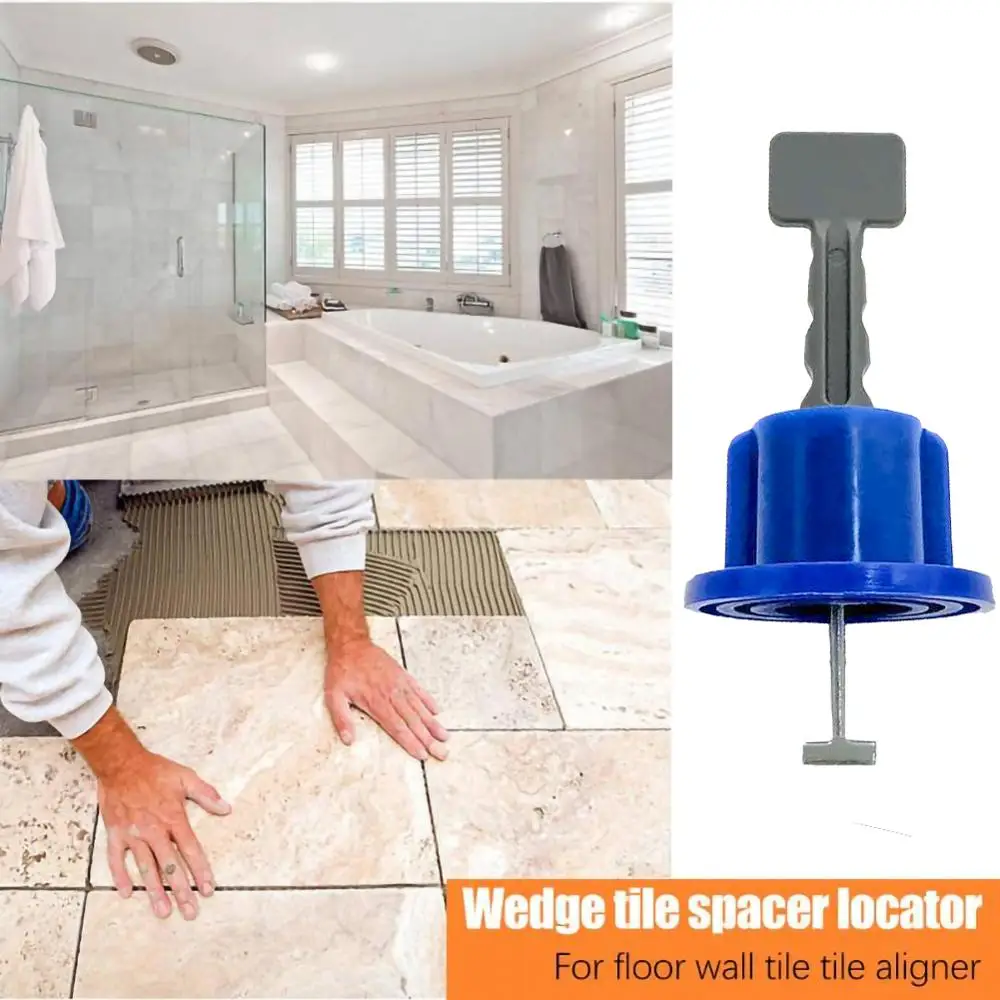 

50pcs Level Wedges Tile Spacers for Flooring Wall Construction Leveling System Leveler Locator Spacers Plier Balance Alignment