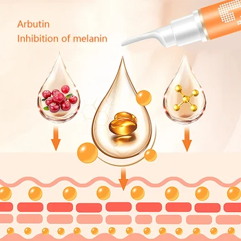 

15g Instant Blemish Remover Gel VC Whitening Freckle Serum Brighten Anti Freckle Cream Pen Remove Pigmented Melanin Spots TSLM1