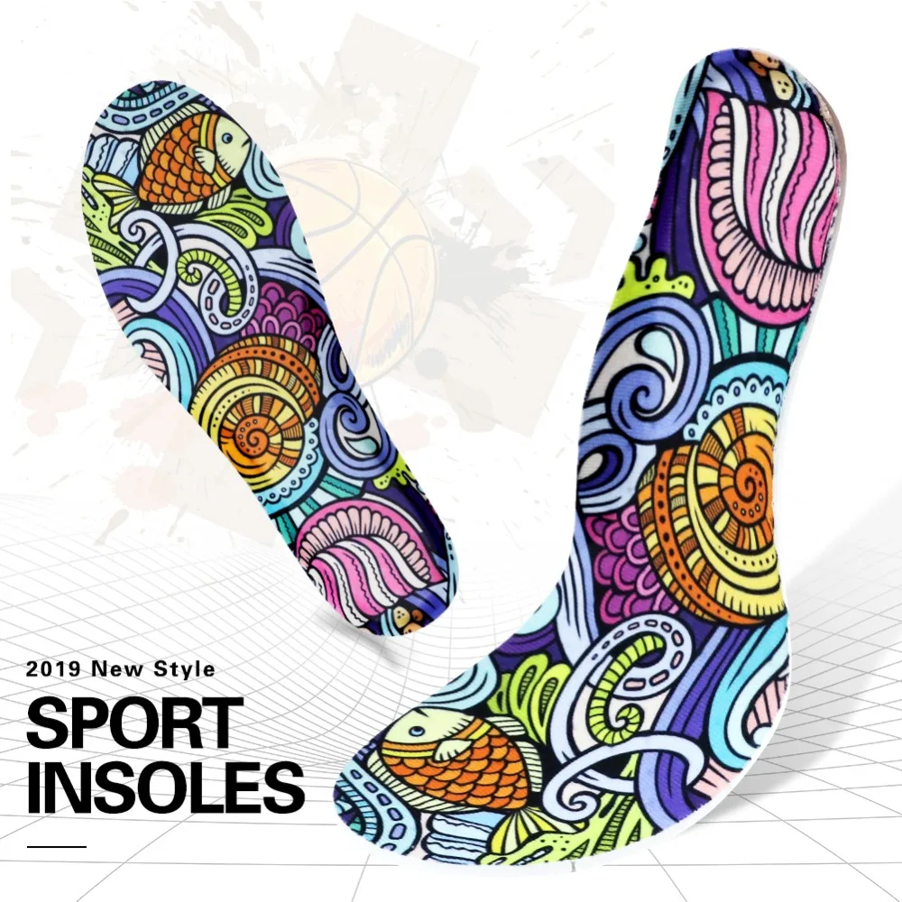 

3ANGNI Elastic Men/Woman Orthotic Arch Support Shoe Insert Flat Feet insoles for shoes Comfortable EVA Orthopedic insoles