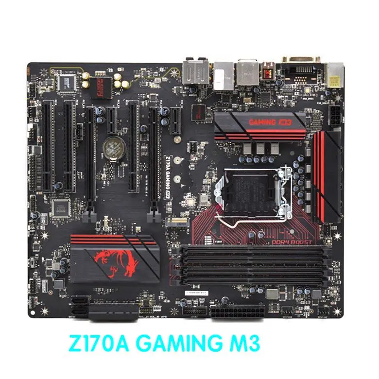 Suitable For MSI Z170A GAMING M3 Motherboard Z170 LGA1151 DDR4 Mainboard 100% tested fully work | Компьютеры и офис
