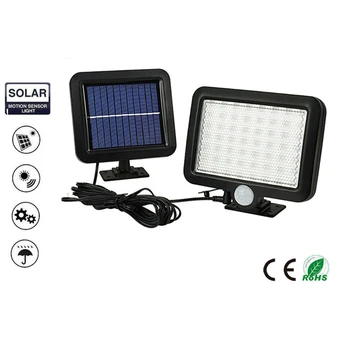 

56/30 LED Dual Head Solar Light Radar Sensor Spotlight Outdoors Solar Garden Light Super Bright Yard Flood LED Lamp Waterproof s