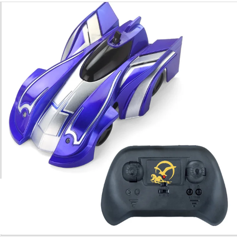 Dropshopping Новые Настенные скалолазание автомобили дистанционное управление RC гоночный автомобиль анти Гравитация потолок вращающийся трюк электрические игрушки для оптовой продажи