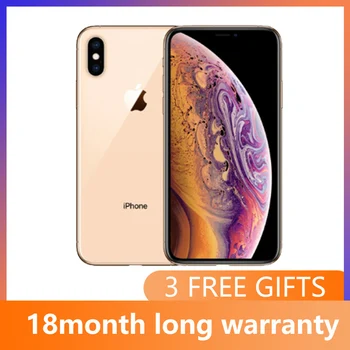 Перейти на Алиэкспресс и купить Б/у разблокированный оригинальный iPhone XS max 64/256G 6,5 дюйма ОЗУ 4 Гб ПЗУ 64 Гб/256 ГБ смартфон с шестиядерным процессором и полным экраном