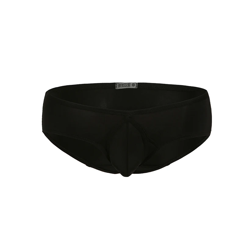 Мужские трусы боксеры из вискозы серые дышащие с U образным выпуклым мешочком для