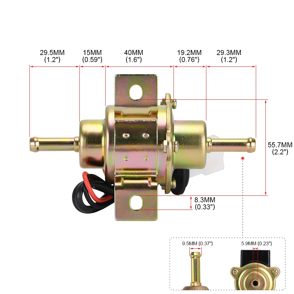 Gute Qualität 12V EP-500-0 035000-0460 12585-52030 Diesel Benzin  Benzingehäuse Universal Auto Motorrad Kraftstoffpumpe EP 500-0 - AliExpress