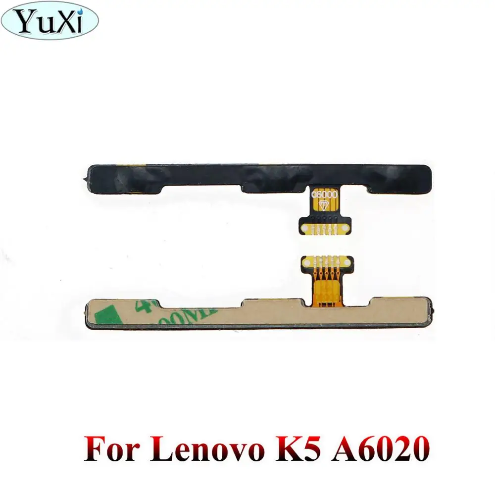 Юйси для lenovo A2010 A2020 A536 A5000 A6000 A606 K900 A7000 K3 K4 K5 note кнопка включения и выключения звука гибкий кабель - Цвет: K5 A6020