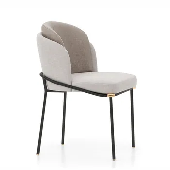 

Modern dining chair simple metal sample board room creative back desk chair sales office reception negotiating chair