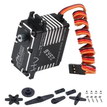 JX Servo BLS-HV7125MG 25KG sin escobillas alta precisión engranaje de acero completo CNC Digital Servo RC Robot coche helicóptero piezas de repuesto
