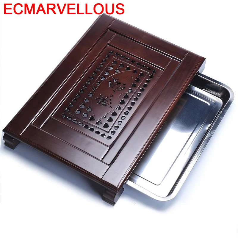 China Table Kung Fu Puer Accessories Juego De Board Set Te Chino Serviertablett Chinese Gongfu Holder Serving Tea Tray | Дом и сад