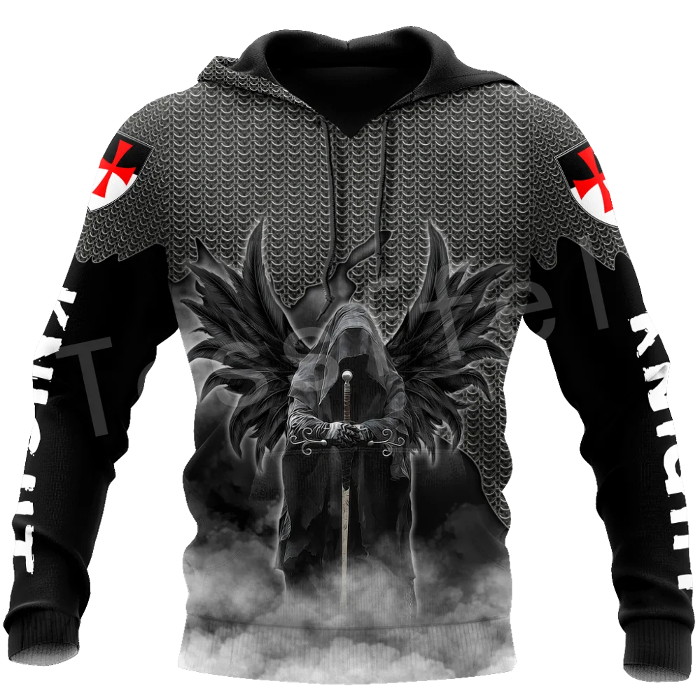 

Tessffel Knights Templar Jesus God Guard Cavalier Autumn Casual Pullover Streetwear NewFashion 3DPrint Men/Women Zip/Hoodies B23