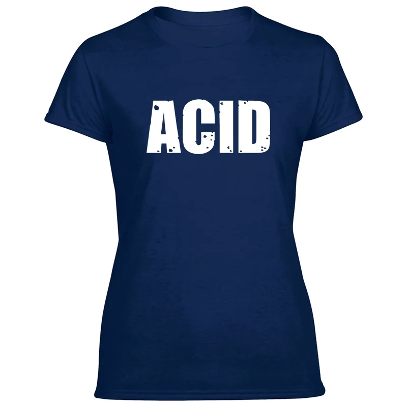 Футболка с надписью Acid Music Techno для вечеринки, Мужская юморная одежда на заказ, мужские футболки с круглым воротником размера плюс S-5xl