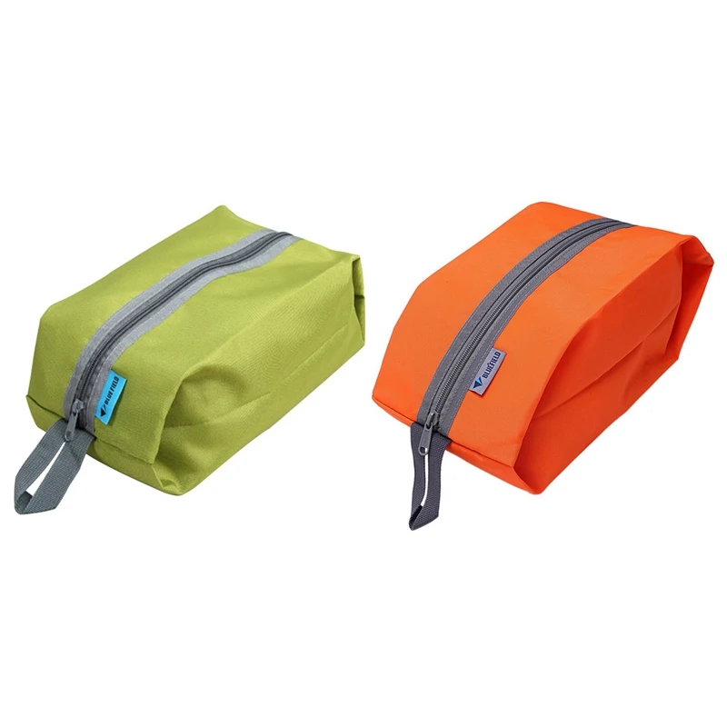 2 шт. BLUEFIELD прочные сверхлегкие походные дорожные сумки для хранения водонепроницаемый Оксфорд сумка для плавания дорожные наборы. Оранжевый R