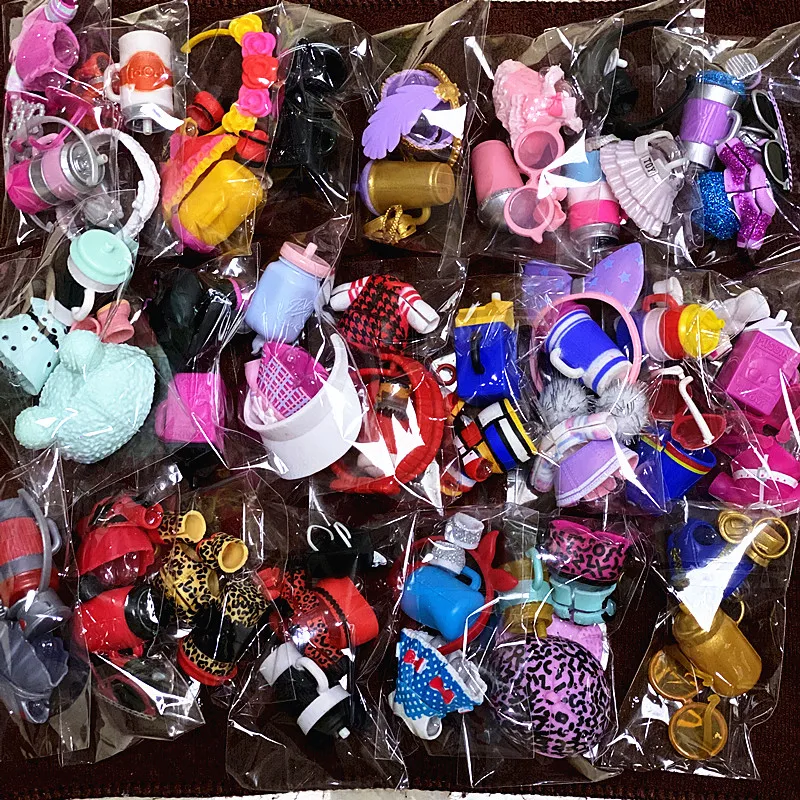 Lols Dolls Clothes Shoes Bottles Accessories Set For LOLs 8 cm Big Sister Doll Random 3/5/10 Sets plush doll accessories,doll shoes,barbie doll clothes,doll clothes accessories,doll clothes,doll accessories