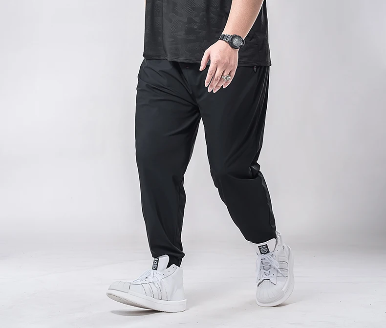 Новые мужские спортивные брюки 6XL 7XL 5XL, мужские брюки для бега большого размера, мужские брюки для фитнеса большого размера, мужские повседневные брюки размера плюс