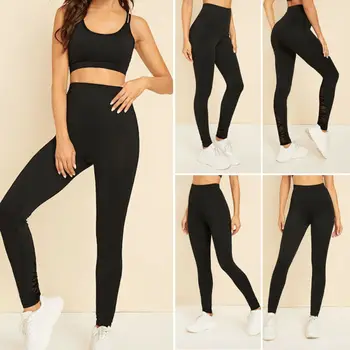 

2019 Ladies Lace Yoga Pants Fitness Leggings Fitness Running Pants