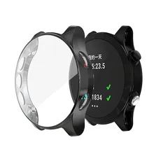 Capa protetora de tela para relógio inteligente garmin forerunner 935 945, película tpu macio ultrafina hd transparente concha à prova de choque
