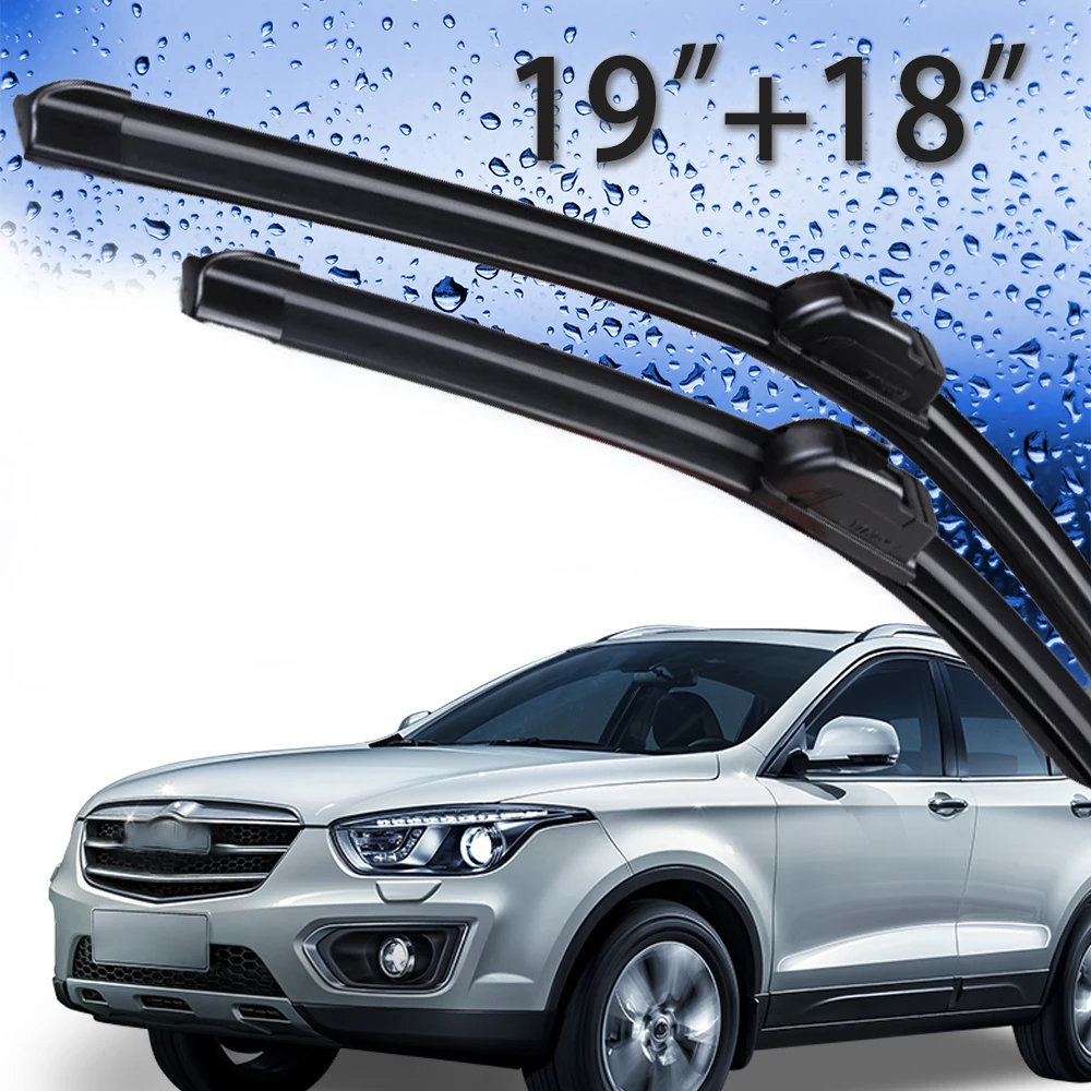 19 &quot18&quot u-тип мягкий безрамный Бескаркасный резиновый автомобильный Дворники