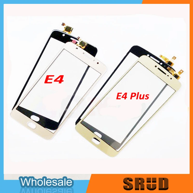 5Pcs Touch Glass Panel For Motorola Moto C C+ E4 E4 Plus E5 Play Go E6 E6 Plus Touch Digitizer Front Glass Outer Lens With OCA