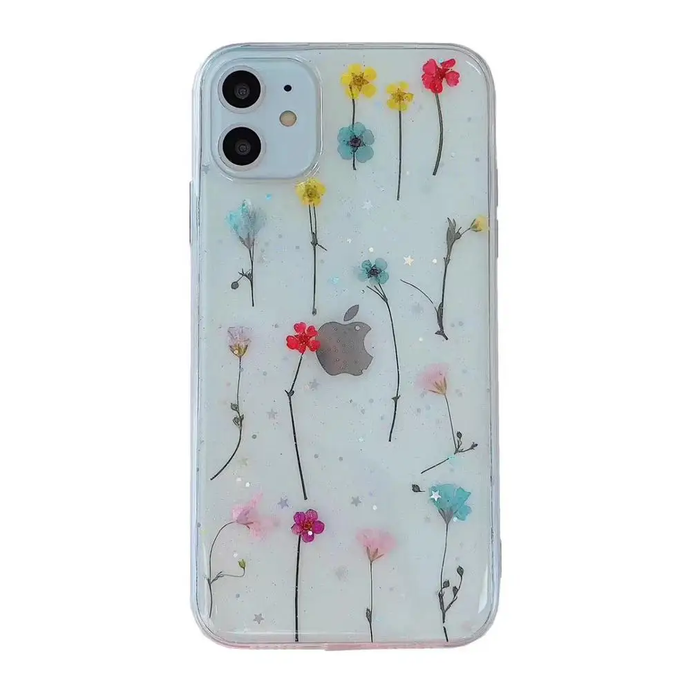 

Custom Epoxy Beautiful Real Flower Soft TUP Phone Cover Case for iPhone11/11 pro/ X/XR/8/7/6