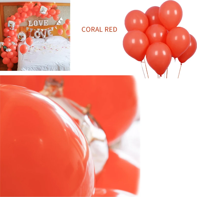 10 20 30pcs 2 2g Coral Red Latex Balloon Rose Gold Wedding Favors And Gifts Decoration Aniversario Roblox Happy Birthday Globos Ballons Accessories Aliexpress - roblox red balloon