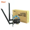 Ubit WiFi 6E Supports 6GHz 7th Generation PCI Express Card Up to 5400Mbps Bluetooth5.2 AX210S Wireless WLAN Adapter with MU-MIM