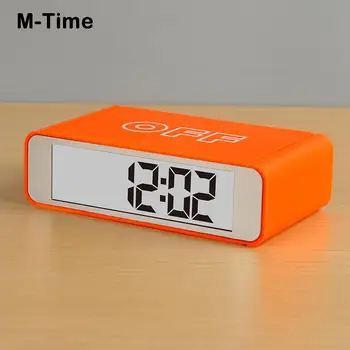 

LED Digital Alarm Clock Flip Smart Watch Wake Up Bedside Clocks With Touch Luminous Snooze Electronic Watch Table Watches Gift