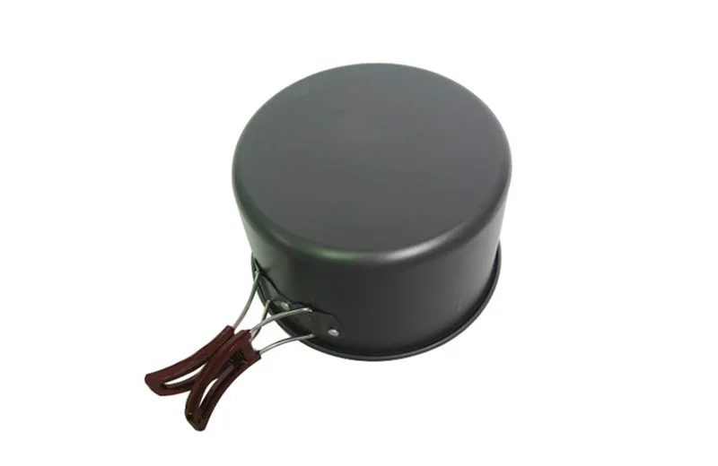 3L Outdoor Cookware Wild Camp Hike Picnic Barbecue Hot Pots Ultralight Aluminum Alloy Large Single Pot Non-stick Pan Equipment