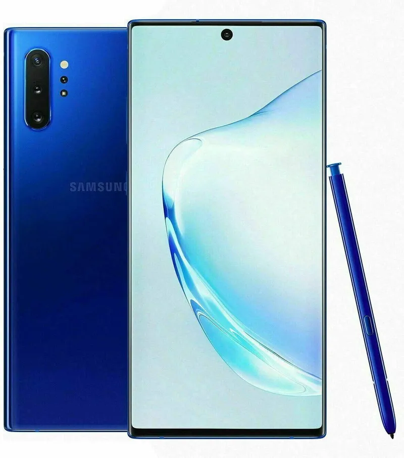 Samsung Galaxy Note10+ Note 10 Plus 5G N976N 6.8" 256GB ROM 12GB RAM Octa Core Exynos Original Unlocked 5G Cell Phone iphone 12 refurbished Refurbished Phones