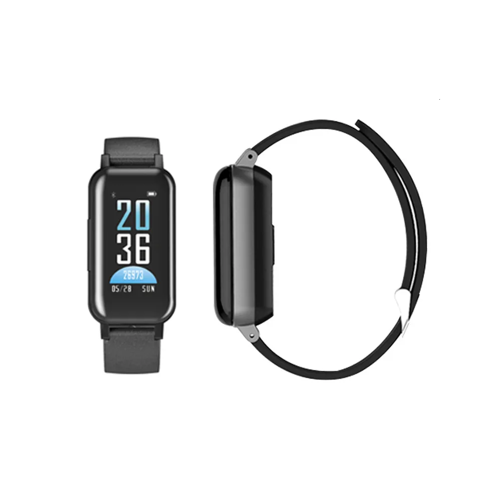 T89, двойной Bluetooth 5,0, наушники, умный Браслет, пульсометр, измеритель артериального давления, умные часы для мужчин, для IOS, Android, телефона