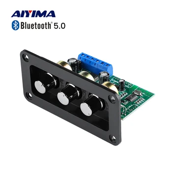 AIYIMA 블루투스 5.0 서브우퍼 파워 앰프, 스피커 사운드 앰프, 모노 앰프, 트위터 AUX 리모컨, 30W, 8 옴