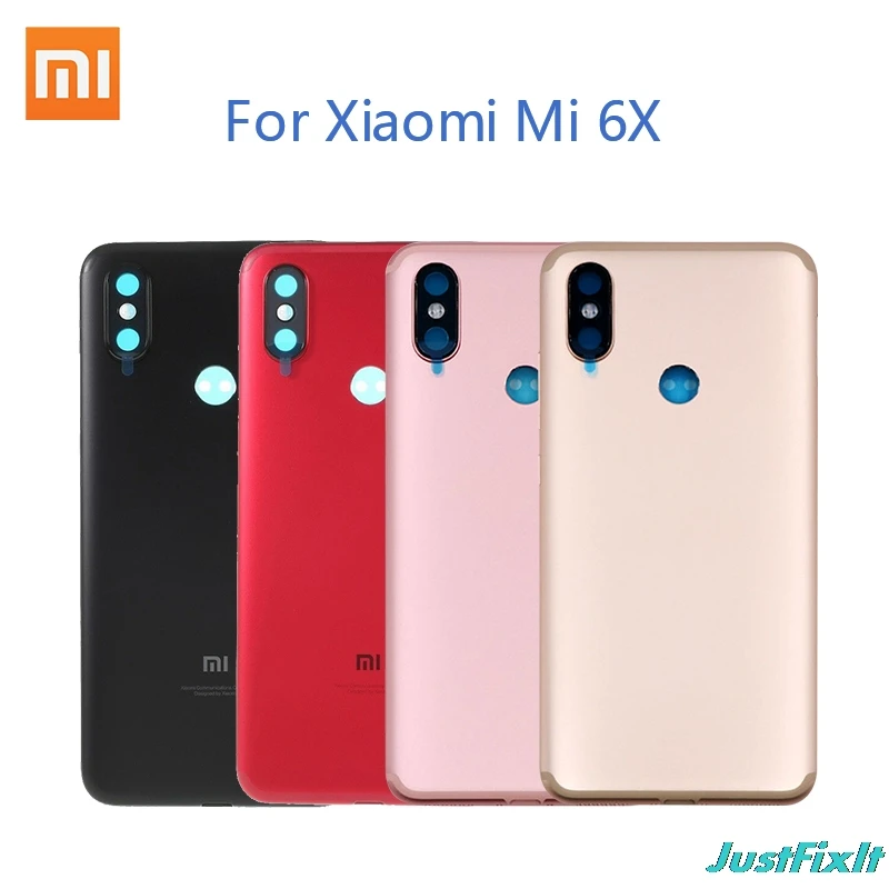 Оригинальная крышка батареи для Xiaomi mi 6X Задняя стеклянная крышка Задняя Дверь Замена для mi 6X крышка батареи чехол, задняя крышка корпуса