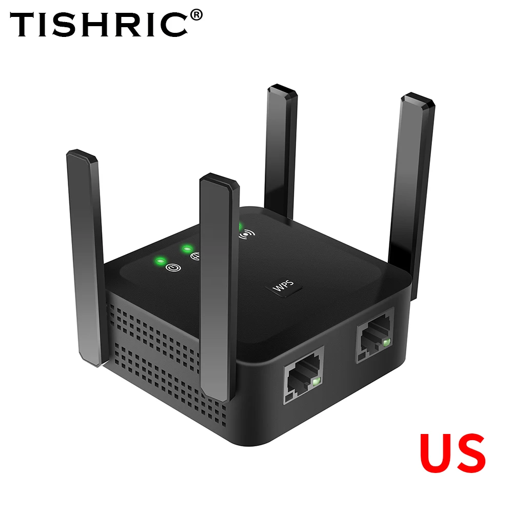 Wireless WiFi Repeater WiFi Signal Amplifier 1200Mbps WiFi Extender Router  Wi Fi Booster Long Range Wi-Fi Repeater Access Point 