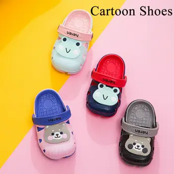 

Cute Toddler Baby Summer Sandals Animal Pattern Cartoon Infant Boys Girls Garden Shoes Children Sandals Beach Slippers Clogs