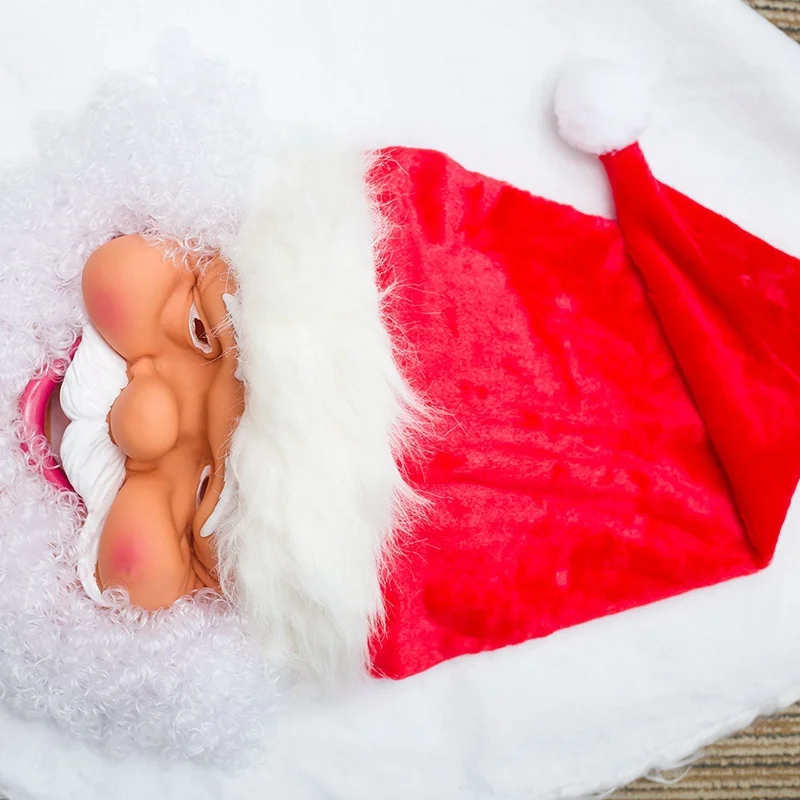 Веселая Рождественская маска Санта-Клауса, Вечерние Маски, аксессуары для костюмов, рождественские украшения