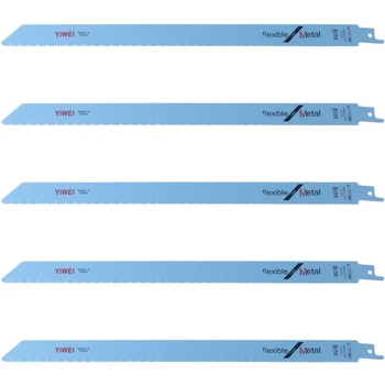 

5Pcs 305mm 12" BIM S1222BF Reciprocating Saw Blades For Cutting Metal And Wood