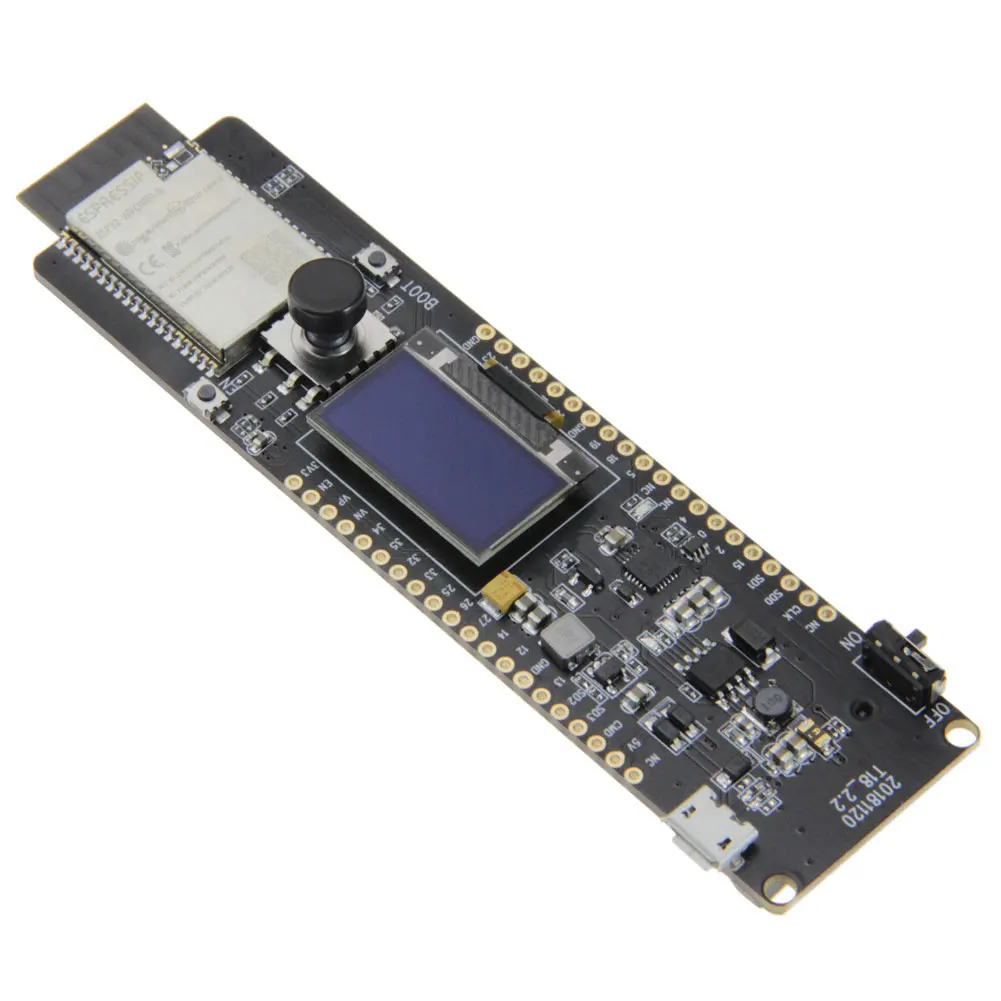 Интегрированный пятиполосный Т-контроллер, сменный Профессиональный 4MB SPI Flash 0,96 OLED модуль, компоненты, держатель батареи, электронный