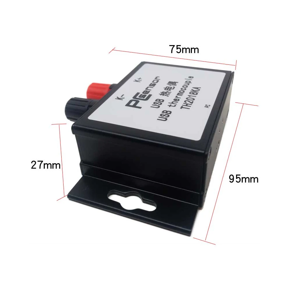 TH2018KA USB термопара с диапазоном 0~ 1024℃ K-type зонд Поддержка электронной почты сигнализация для высокой температуры обнаружения окружающей среды