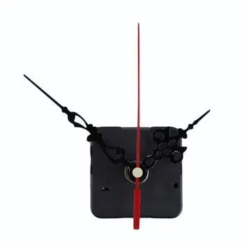 

1 Set DIY Silent Wall Clock Quartz Movement Mechanism Black Red Wall Clock Quartz Clock Hour/Minute Hand Clock Movement