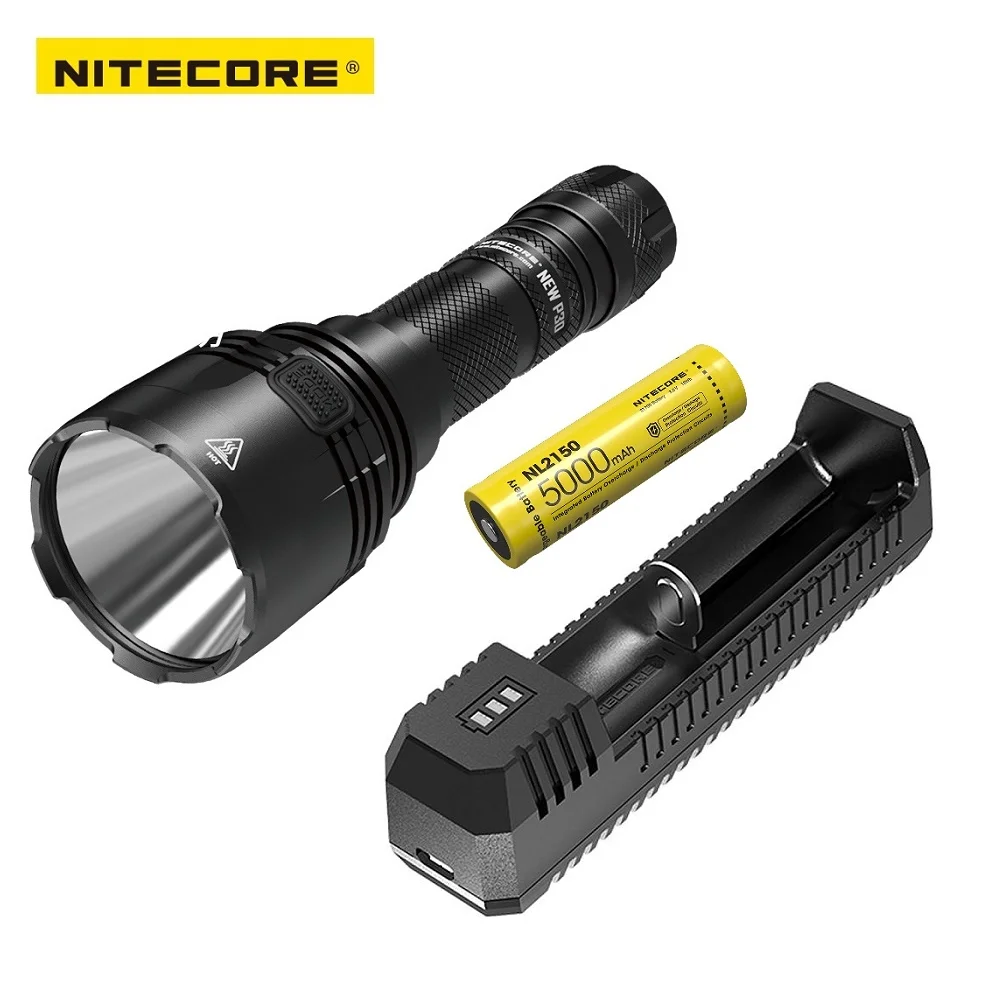 Новый тактический фонарик Nitecore P30 CREE XP-L HI V3 LED 1000 люмен для охоты
