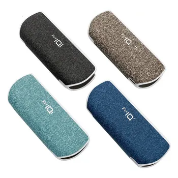 

Portable New Cloth Pattern Cases For IQOS 3.0 DUO Charge Box White Edge Protective Covers For Ecig Device DIY Accessories